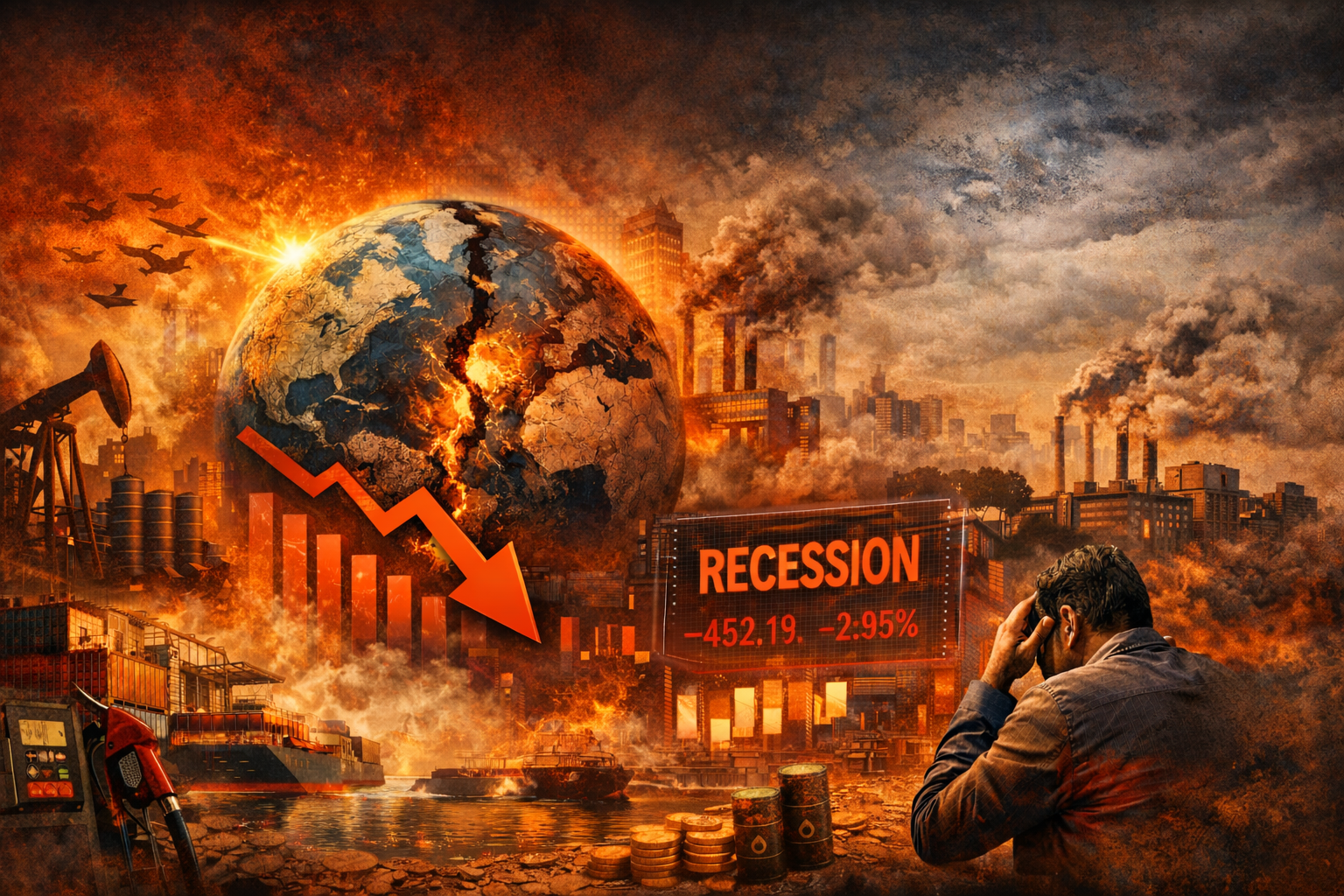 वैश्विक अर्थव्यवस्था पर ‘सप्लाई शॉक’ का खतरा: क्या दुनिया फिर मंदी की ओर बढ़ रही है?